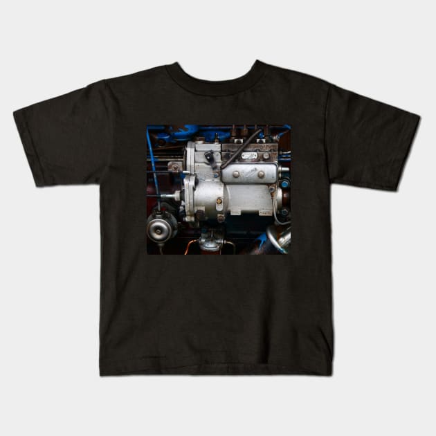 Fordson Diesel Motor, vintage engines classic vehicles Kids T-Shirt by JonDelorme